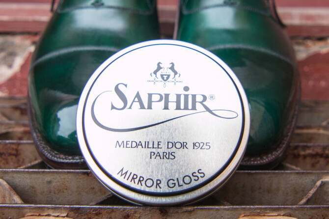 SAPHIR MDOR Mirror Gloss 75ml - Woskowa pasta woskowa ułatwiająca uzyskanie wysokiego połysku